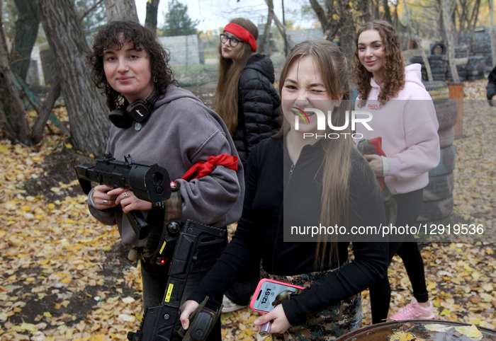 Laser tag and paintball games held in Dnipro for veterans and their families