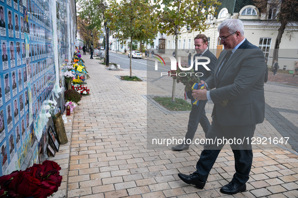 Minister of Foreign Affairs of Ukraine Andrii Sybiha and Minister of Foreign Affairs, Minister of Asylum and Migration of the Kingdom of the... by DANYLO ANTONIUK/Ukrinform/NurPhoto