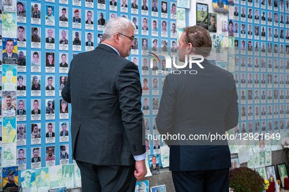 Minister of Foreign Affairs of Ukraine Andrii Sybiha and Minister of Foreign Affairs, Minister of Asylum and Migration of the Kingdom of the... by DANYLO ANTONIUK/Ukrinform/NurPhoto