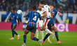 Samuele Ricci plays during the match between Atalanta BC and Milan in Serie A at New Balan...