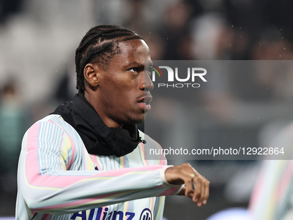 Jonathan David participates in the Serie A 2025-2026 match between Juventus and Udinese in Torino, Italy, on October 29, 2025.  by Loris Roselli/NurPhoto