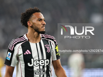 Lloyd Kelly participates in the Serie A 2025-2026 match between Juventus and Udinese in Torino, Italy, on October 29, 2025.  by Loris Roselli/NurPhoto