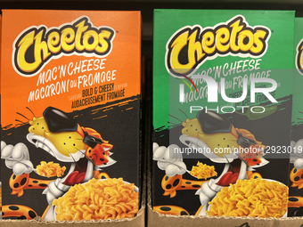 Boxes of Cheetos Mac and Cheese are at a grocery store in Richmond Hill, Ontario, Canada, on October 25, 2025. High inflation continues to p... by Creative Touch Imaging Ltd/NurPhoto