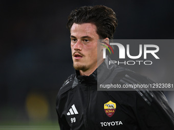 Mile Svilar of A.S. Roma warm up prior the match of the 9th day of the Serie A Championship between A.S. Roma and Parma Calcio 1913 at the O... by Domenico Cippitelli/NurPhoto