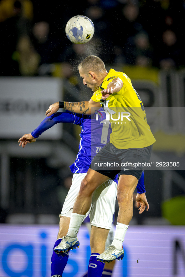 NAC Breda defender Lewis Holtby plays during the match between NAC Breda and Heracles Almelo (cup) at the Rat Verlegh Stadium for the EuroJa... by EYE4images/NurPhoto