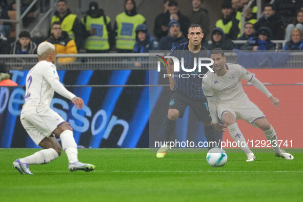 Lautaro Martinez of FC Internazionale plays during the soccer match between FC Internazionale and ACF Fiorentina, MD9 of the Serie A Enilive... by Roberto Tommasini/NurPhoto