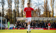 Ervin Omic plays during the game between Wisla Krakow and Hutnik Krakow in Krakow, Poland,...