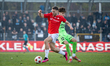 Ardit Nikaj plays during the game between Wisla Krakow and Hutnik Krakow in Krakow, Poland...