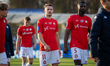 Ardit Nikaj is seen after the game between Wisla Krakow and Hutnik Krakow in Krakow, Polan...