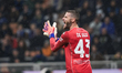 David de Gea of ACF Fiorentina participates in the Serie A football match between FC Inter...