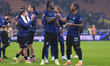 Yann Aurel Bisseck plays during the match between FC Internazionale and ACF Fiorentina in...