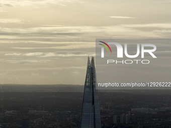 A general view of the capital is visible from the top floor of a skyscraper in the financial district known as ''The City'' in London, Engla... by Alberto Pezzali/NurPhoto