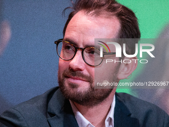 Alexander Ryle of the Liberal Alliance is seen during an election debate organized by the Amager East and Amager West local committees at DR... by Kristian Tuxen Ladegaard Berg/NurPhoto