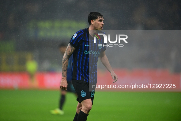 Alessandro Bastoni of Inter Milan looks on during the Serie A match between Inter Milan and AFC Fiorentina at San Siro Stadium in Milan, Ita... by Andrea Diodato/NurPhoto