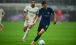 Peter Sucic plays during the Serie A match between Inter Milan and AFC Fiorentina at San S...