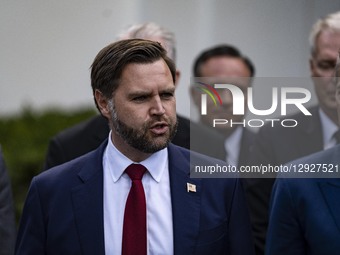 US Vice President JD Vance and U.S. Secretary of Transportation, Sean Duffy, come to the rural areas to discuss the government's stance on h... by Andrew Thomas/NurPhoto