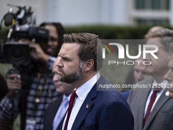 US Vice President JD Vance and U.S. Secretary of Transportation, Sean Duffy, come to the rural areas to discuss the government's stance on h... by Andrew Thomas/NurPhoto
