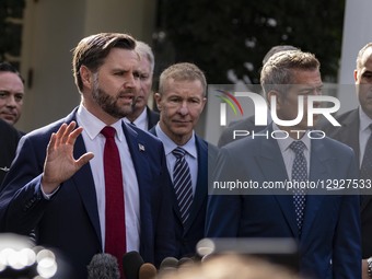US Vice President JD Vance and U.S. Secretary of Transportation, Sean Duffy, come to the rural areas to discuss the government's stance on h... by Andrew Thomas/NurPhoto