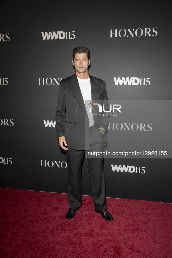 Sean O'Pry attends the 2025 WWD Honors at Cipriani South Street in New York, New York, USA, on October 28, 2025.  by Thenews2/NurPhoto