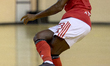 Silva of Benfica is in action during the UEFA Futsal Champions League Main Round match bet...