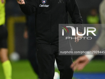 Alberto Gilardino, coach of Pisa S.C. 1909, participates in the 9th day of the Serie A Championship between Pisa S.C. 1909 and S.S. Lazio at... by Domenico Cippitelli/NurPhoto