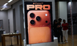 Apple iPhone 17 Pro ad is seen at the store is seen in Mexico City, Mexico on October 30,...