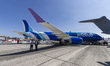 JetBlue Airbus A220-300 passenger aircraft at the Paris Air Show 2025 in Le Bourget airpor...
