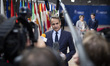 Prime Minister of Greece Kyriakos Mitsotakis attends the European Council Summit and Euro...