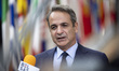 Prime Minister of Greece Kyriakos Mitsotakis attends the European Council Summit and Euro...