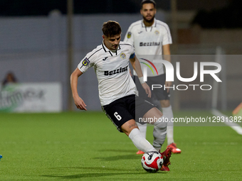 Lucas Caruana of Hibernians plays during the YoHealth Malta Premier League soccer match between Hibernians FC and Sliema Wanderers FC at the... by Domenic Aquilina/NurPhoto