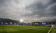 Pitch view before Como 1907 vs Hellas Verona FC, 9th Serie A Enilive 2025-26 game at Giuse...