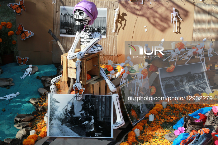 Mega Offering For The Day Of The Dead In Mexico City