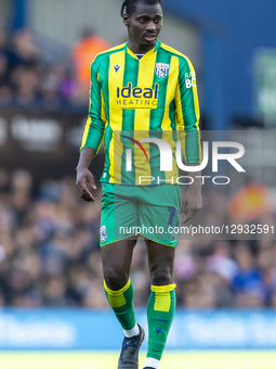Ousmane Diakite of West Brom plays during the Sky Bet Championship match between Ipswich Town and West Bromwich Albion at Portman Road in Ip... by MI News/NurPhoto