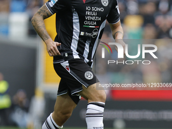 Alessandro Zanoli of Udinese plays during the 2026 Italian Serie A ENILIVE 2025/26 football match between Udinese and Atalanta at Bluenergy... by Mattia Radoni/NurPhoto