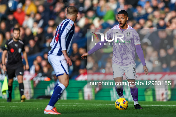 Max Lowe of Sheffield Wednesday plays in an attacking role during the Sky Bet Championship match between West Bromwich Albion and Sheffield... by MI News/NurPhoto