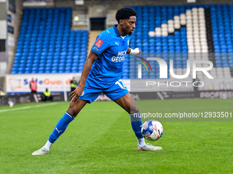 During the Emirates FA Cup First Round match between Peterborough and Cardiff City at London Road in Peterborough, England, on November 1, 2... by MI News/NurPhoto
