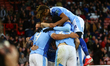 Derby County celebrates the second goal during the Sky Bet Championship match between Shef...