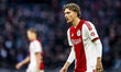 AFC Ajax Amsterdam forward Mika Godts plays during the match between AFC Ajax Amsterdam an...