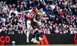 AFC Ajax Amsterdam forward Wout Weghorst plays during the match between AFC Ajax Amsterdam...