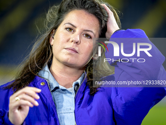 Sanne van Dongen of ESPN is present during the match between NAC Breda and Go Ahead Eagles Deventer at the Rat Verlegh Stadium for the Dutch... by EYE4images/NurPhoto