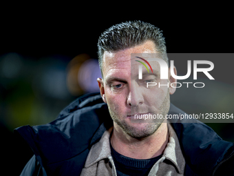 Go Ahead Eagles trainer Melvin Boel is present during the match between NAC Breda and Go Ahead Eagles Deventer at the Rat Verlegh Stadium fo... by EYE4images/NurPhoto