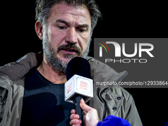 NAC Breda trainer Carl Hoefkens is present during the match between NAC Breda and Go Ahead Eagles Deventer at the Rat Verlegh Stadium for th... by EYE4images/NurPhoto