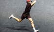 Jannik Sinner (ITA) plays against Alexander Zverev (GER) in the men's singles semi-final m...