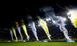 The atmosphere in the stadium during the match between NAC Breda and Go Ahead Eagles Deven...