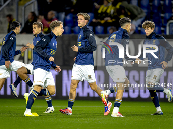 Go Ahead Eagles midfielder Melle Meulensteen plays during the match between NAC Breda and Go Ahead Eagles Deventer at the Rat Verlegh Stadiu... by EYE4images/NurPhoto