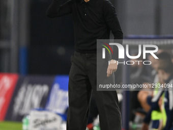 Cesc Fabregas, coach of Como 1907, participates in the 10th day of the Serie A Championship between S.S.C. Napoli and Como 1907 at the Diego... by Domenico Cippitelli/NurPhoto