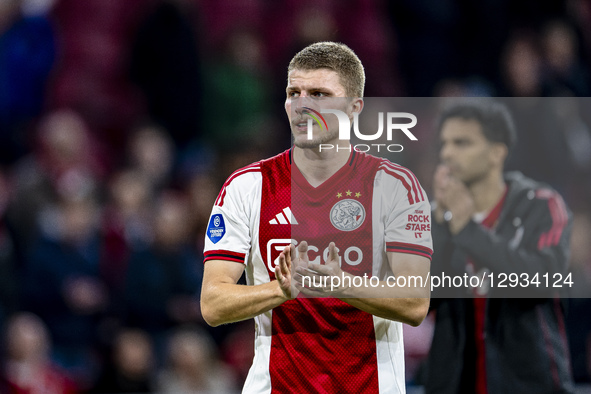 AFC Ajax Amsterdam defender Anton Gaaei plays during the match between AFC Ajax Amsterdam and SC Heerenveen at the Johan Cruijff Arena for t... by EYE4images/NurPhoto