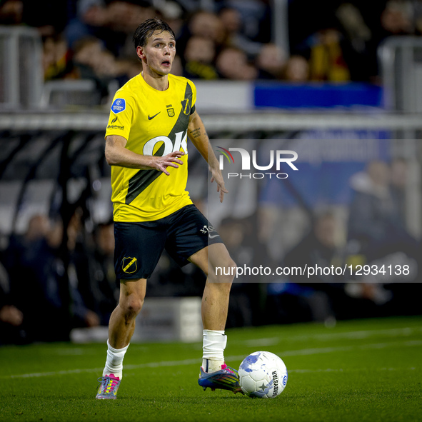 NAC Breda forward Juho Talvitie plays during the match between NAC Breda and Go Ahead Eagles Deventer at the Rat Verlegh Stadium for the Dut... by EYE4images/NurPhoto
