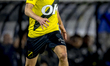 NAC Breda forward Juho Talvitie plays during the match between NAC Breda and Go Ahead Eagl...