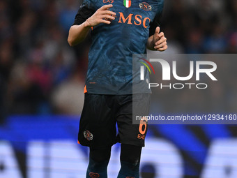 Billy Gilmour of S.S.C. Napoli is in action during the 10th day of the Serie A Championship between S.S.C. Napoli and Como 1907 at the Diego... by Domenico Cippitelli/NurPhoto